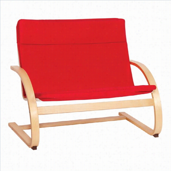 Guidecraft Nordic Chair In Red