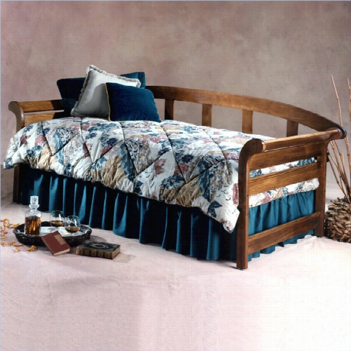 Hillsdale Jaso Wood Daybed In Dark Pine Finish With Pop-up Trundle