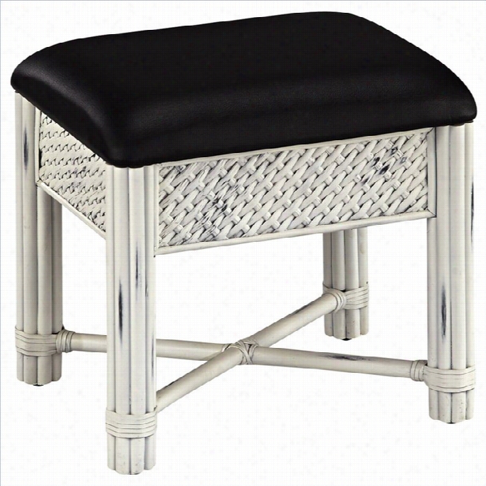 Home Styels Marco Island Vanity Bench In White