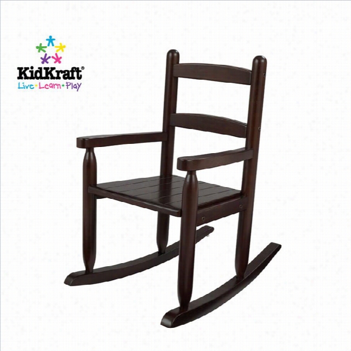 Kidkraft 2-slat Rocking Chair In Espresso