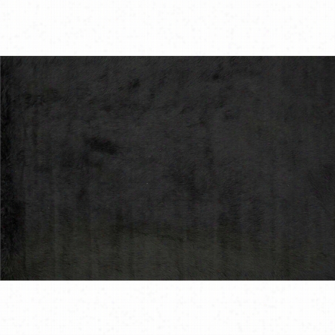 Loloi Danso 3' X 5' Power Loomed Shag Rug In Black