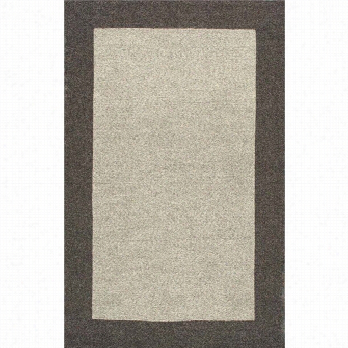 Nulloom 5' X 8' Mellissa Handmade Rug In Charcoal