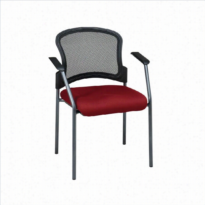 Office Star Progrid Contour Back Guest Chair With  Arms In Pari$