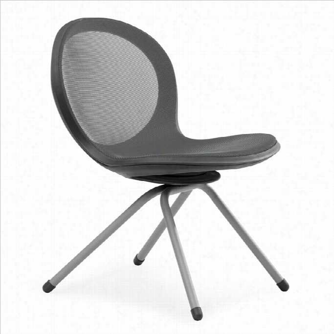 Ofm Net 4 Legged Base Ooffice Chair In Gray