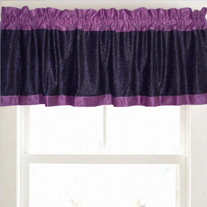 Pem America Posh Purple Window Valance With Beast S Kin Print