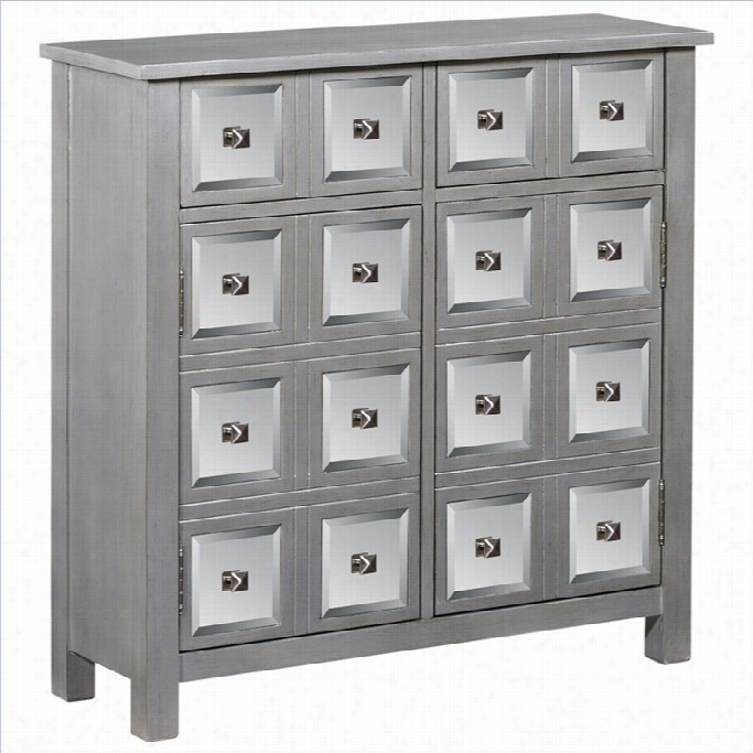 Pri Door Accent Chest In Silver