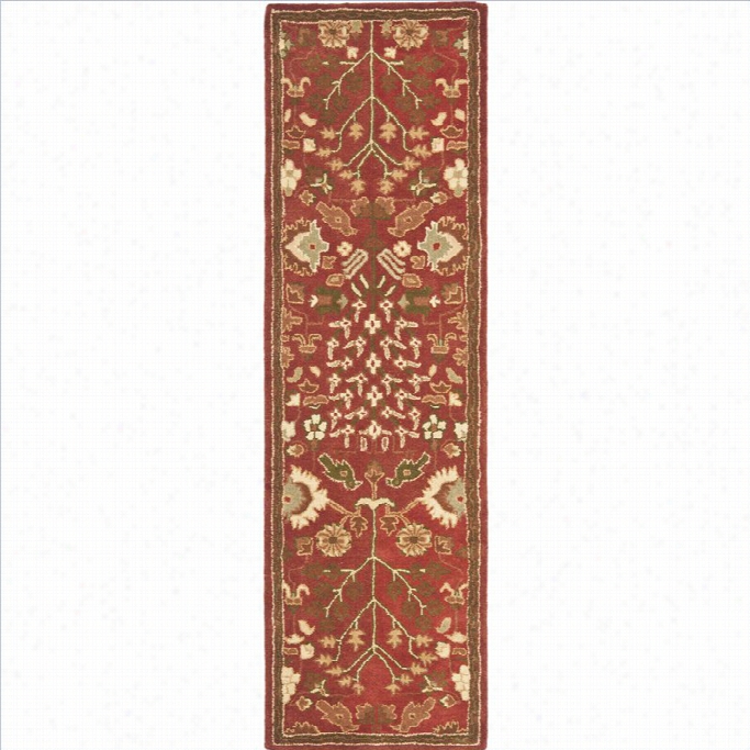 Safavieh Heritage Runner Rug In Red / Green