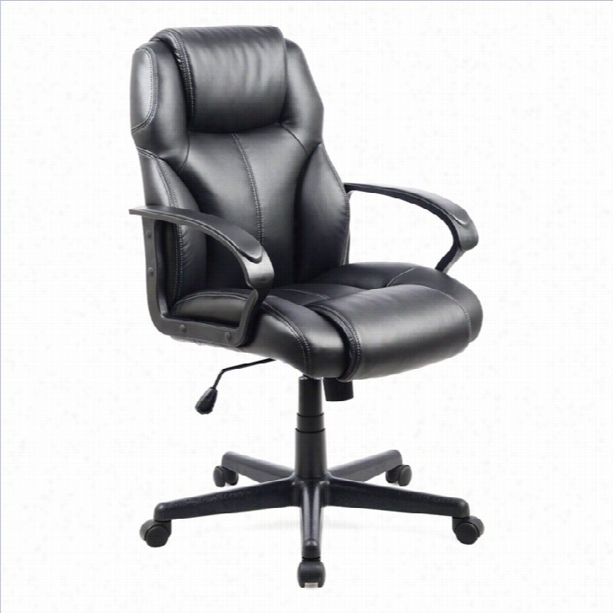 Sonax Corliving 44 Managerialo Ffice Drafting Office Chair In Black Leatherette
