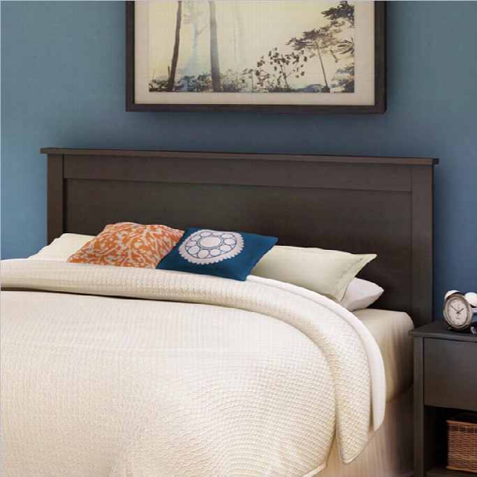 South Shore Breakwater Full / Queen Panel Headboard In Esppresso