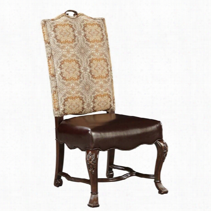 Stanley Furniture Ca Sa D'onore Upholstered Side Dining Chair In Sella