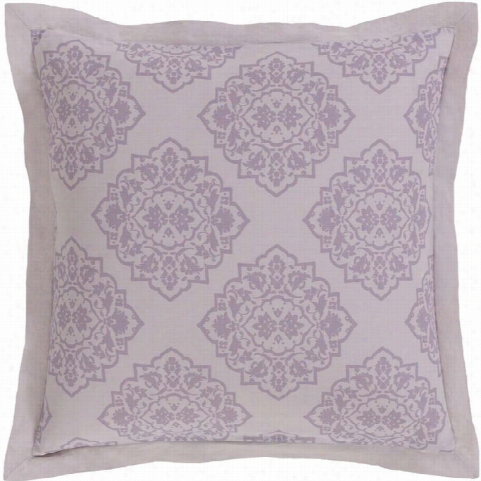 Surya Anniston Woven Linen Euro Sham In Purple