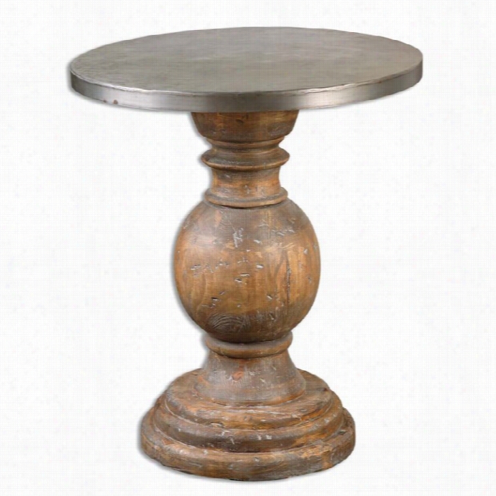 Uttermost Blythe Woode N Accent Table