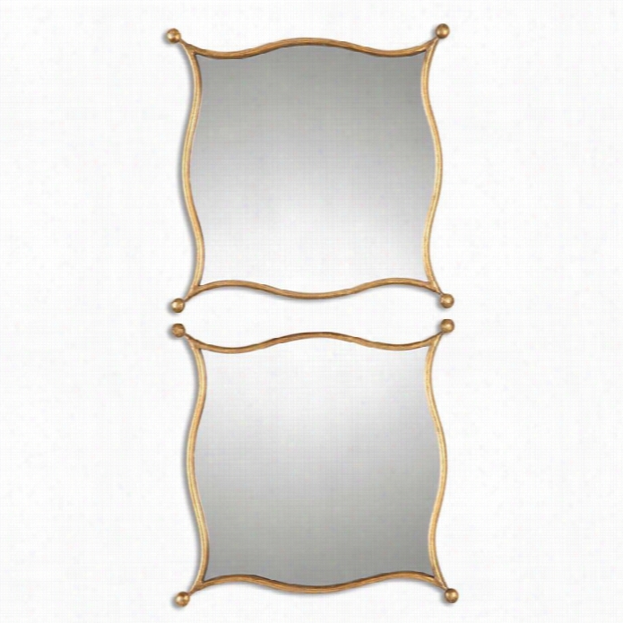 Uttermost Sibley Gold Mirrors (set Of 2)