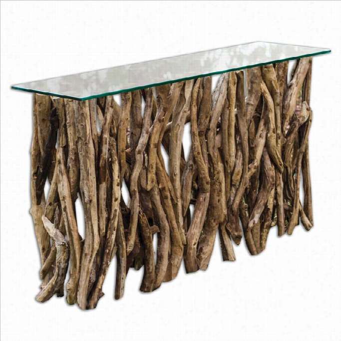 Uttermost Teak Wood Console Table In Teak Woo D