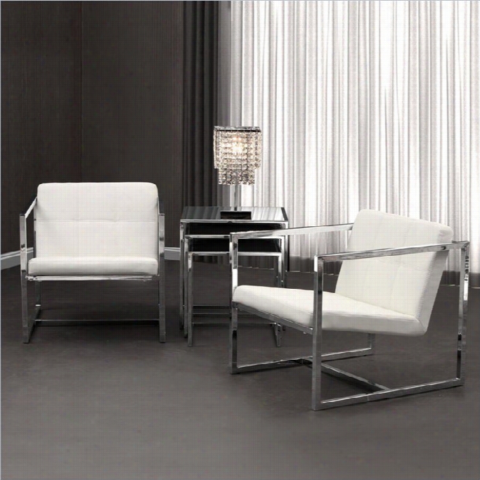 Zuo Carbon Chair In White