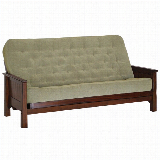 Big Tree Margaux Futon In Distressed Burnished Oak