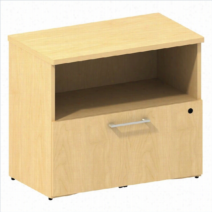 Bush Bbf 300 Series 1-drawer Lateral File In Natural Maple