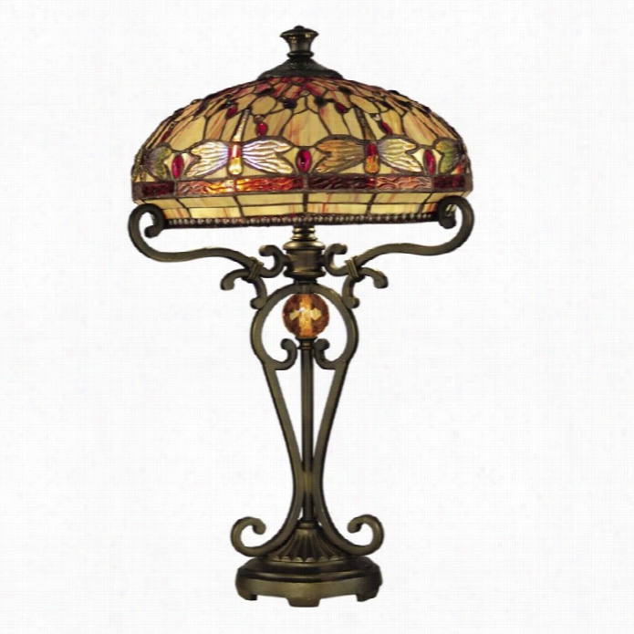 Dale Tiffany Briar Dr Past Nfly Table Lamp