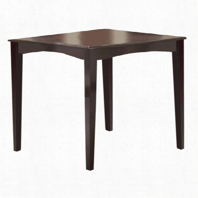 Hillsdale Tiburon Counter Height Gathering Dining Table In Espresso
