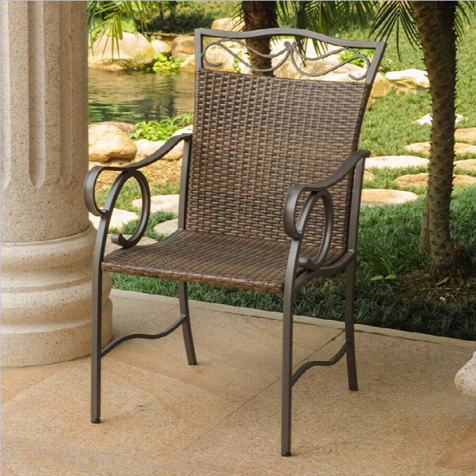 International Caravan Valenica Patio 2 Dning Charis In Antiquee Brown