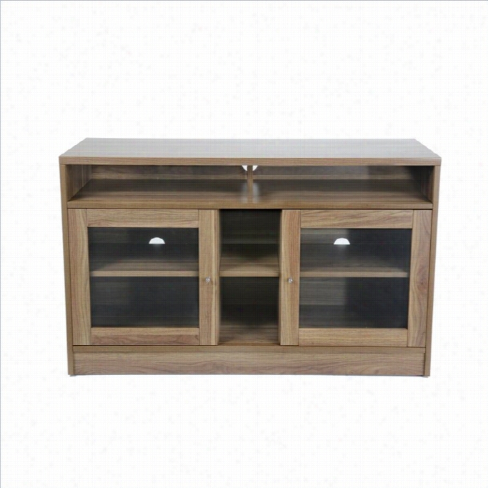 Je Sper Office 100 Entertainnent Colllection 47 Tv Cabineet In Walnut