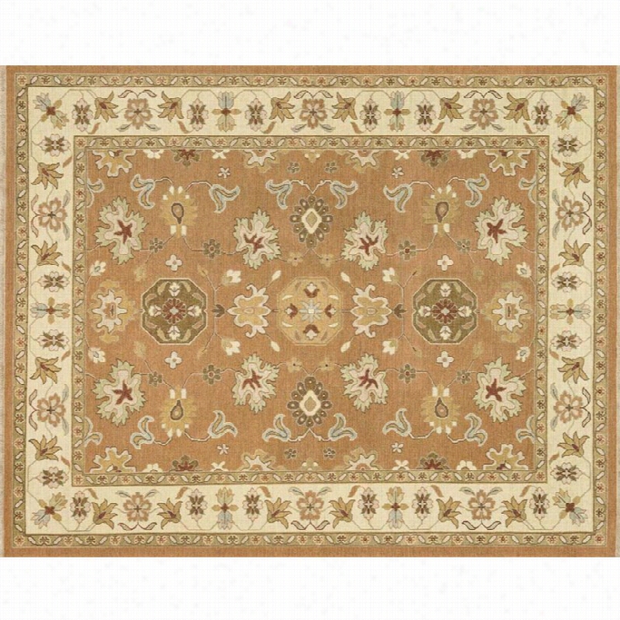 Loloi Laurent 2' X 3' Han Knotte Owol Rug In Adobe And Gravel