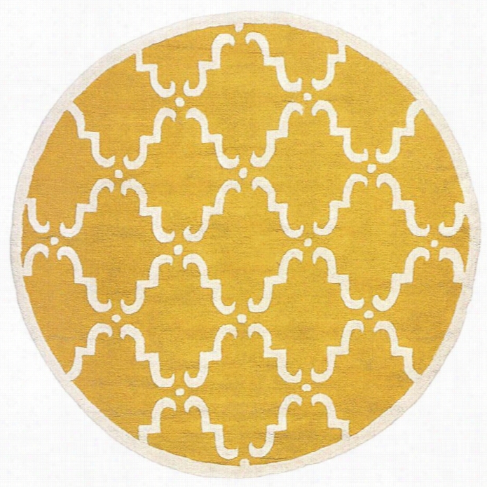 Nuloom 8' X 8' Hand Tucted Divina Round Rug In Gold