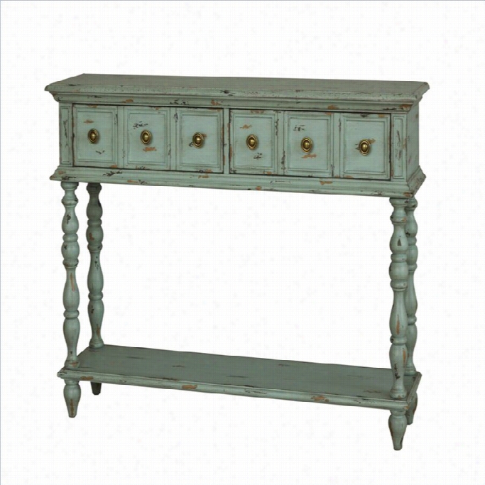 Pulaski Leg Console In Naomi Finish