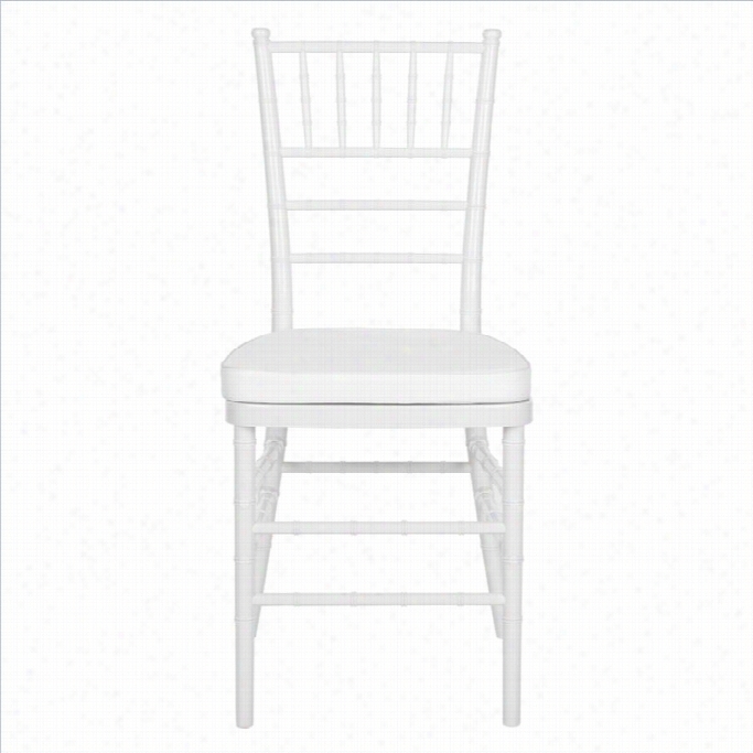 Safavieh Carly Pc Resin Dining Chair In White (set Of 2)