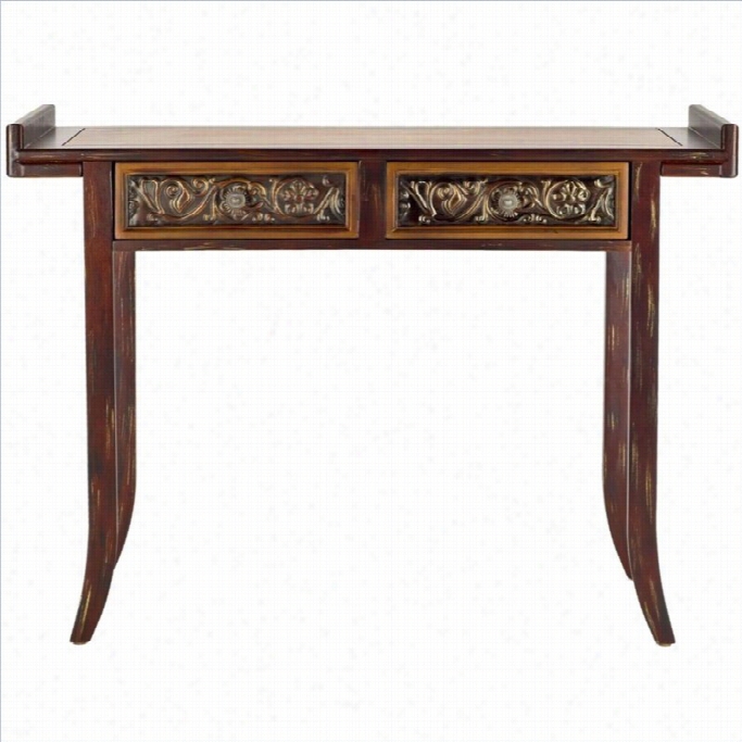 Safavieh Kasey Wo0d Console Table In Brown