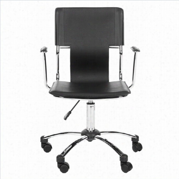 Safavieh Kyler Desk Office Chair In Black