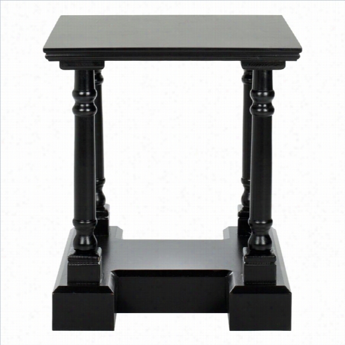 Safavieh Terry Wo0d End Table In Black