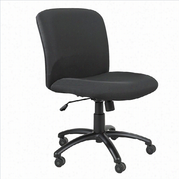 Safco Uber Big And Tall Mid Back Task Offiec Chair Inb Lack