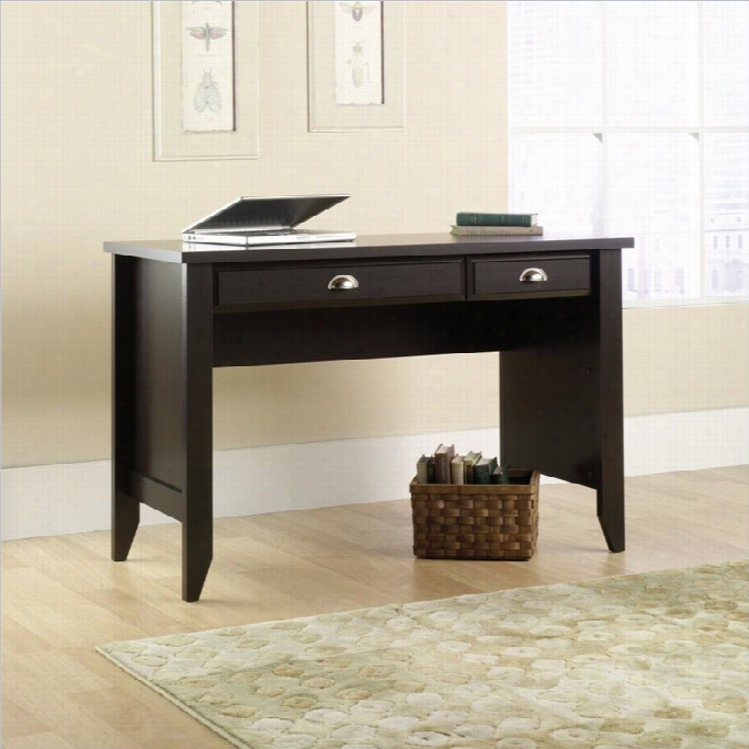 Saudef Shoal Creek Desk In Jamocha Wood Finish