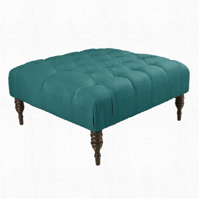 Skyline Tufted Ottoman Coffeetable In Laguna