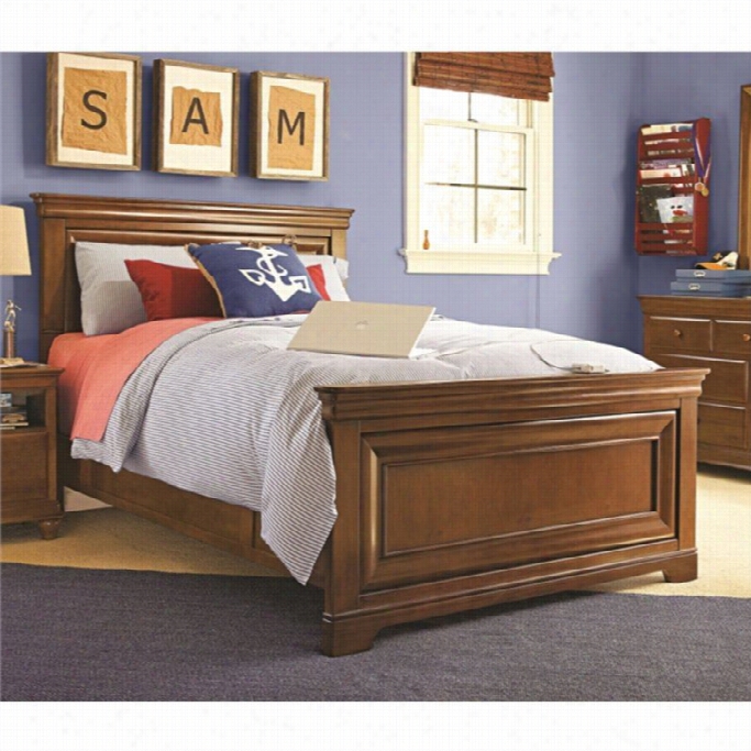 Smartstuff Classics 4.0 Panel Bed In Saddle Brown-twin