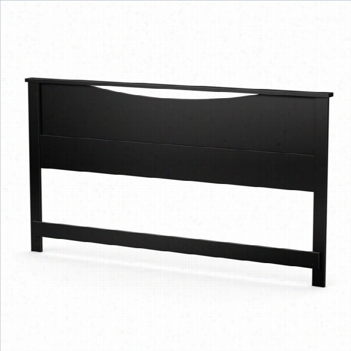 Sout Shore Step The Same King Panel Headboard In Black