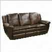 Catnapper Sonoma Leather Reclining Sofa in Sable