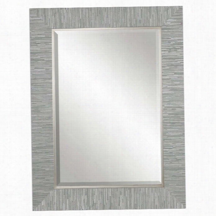 Uttermost Belaya Gray Wood Mirror