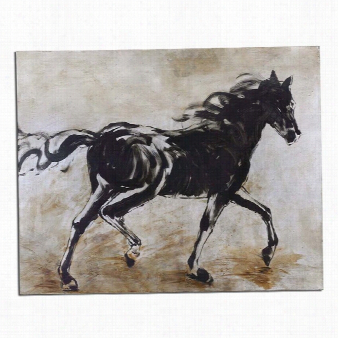 Uttermost Blacks Beauty Horse Art