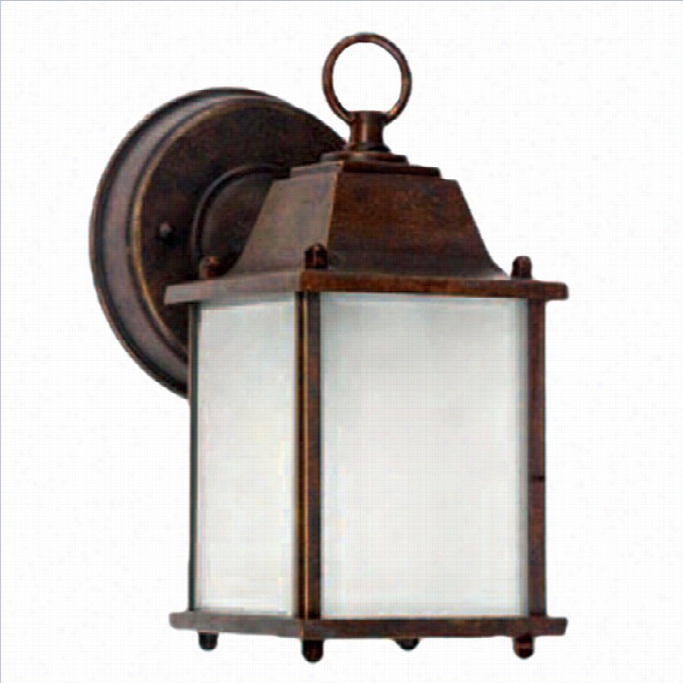 Yosemite Home Decor Tara 1 Light Exte Rior Lights Wall Mount In Rown