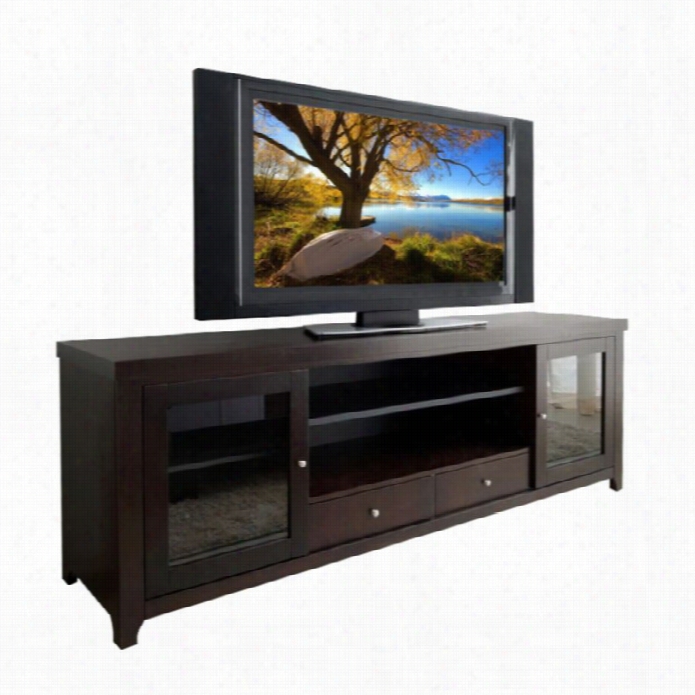 Abbyson Living Harper-lee 72 Wood Tv Stand In Esprseso