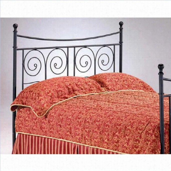 Bernards  Sorrento Spindle Headboard In Black-full