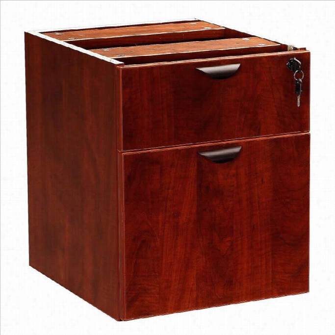 Boss Office Produc Ts Laterla Wood Hanging File Cabiinet In Mahogany