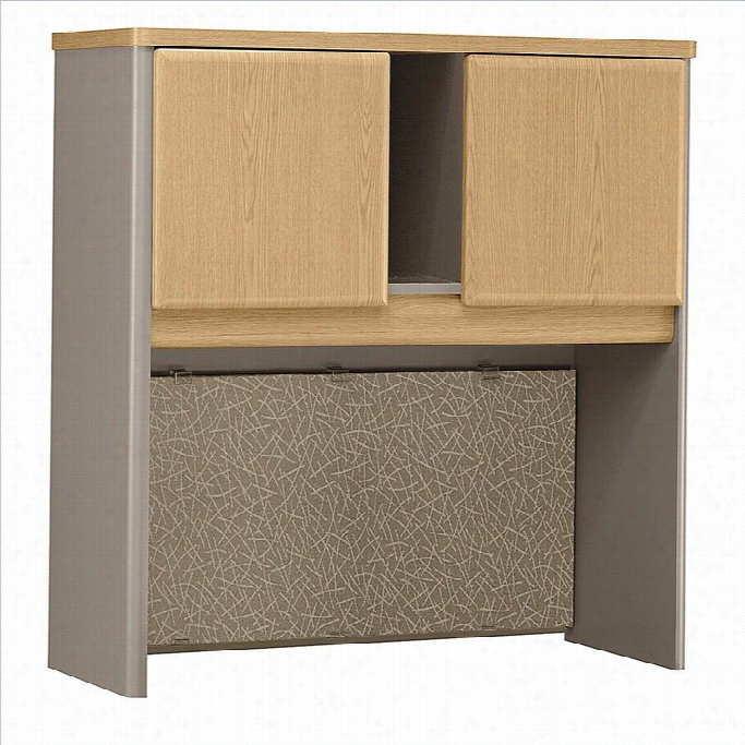 Bush Bbf Series A 36w Hutch In Light Oak