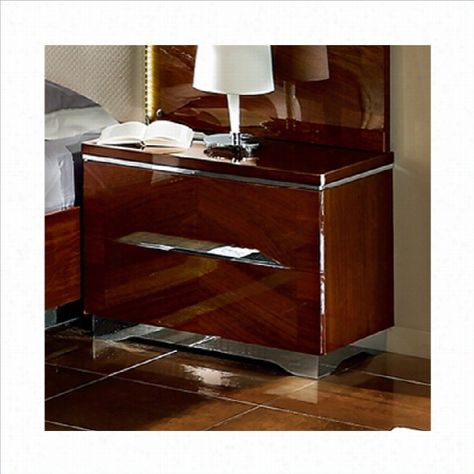 Camegroup Matrix Nightstand In Dark Walnut