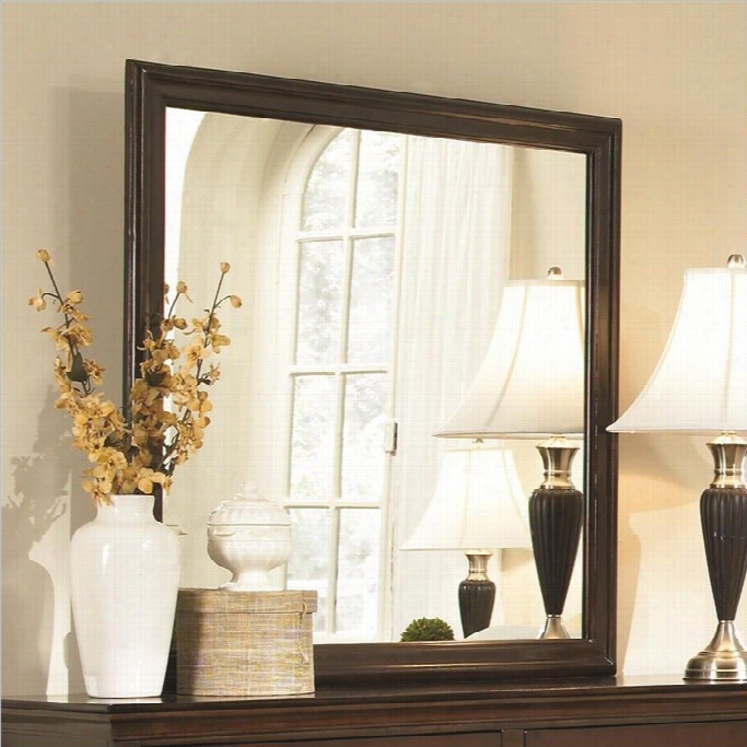 Coaster Tatiana Square Dresser Mirror In Espresso