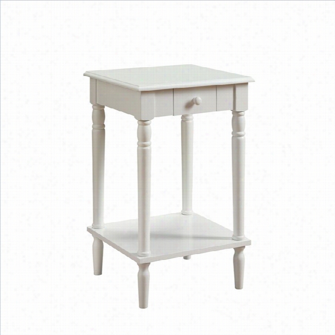 Conven Ience Cnocepts French Country End Table - White