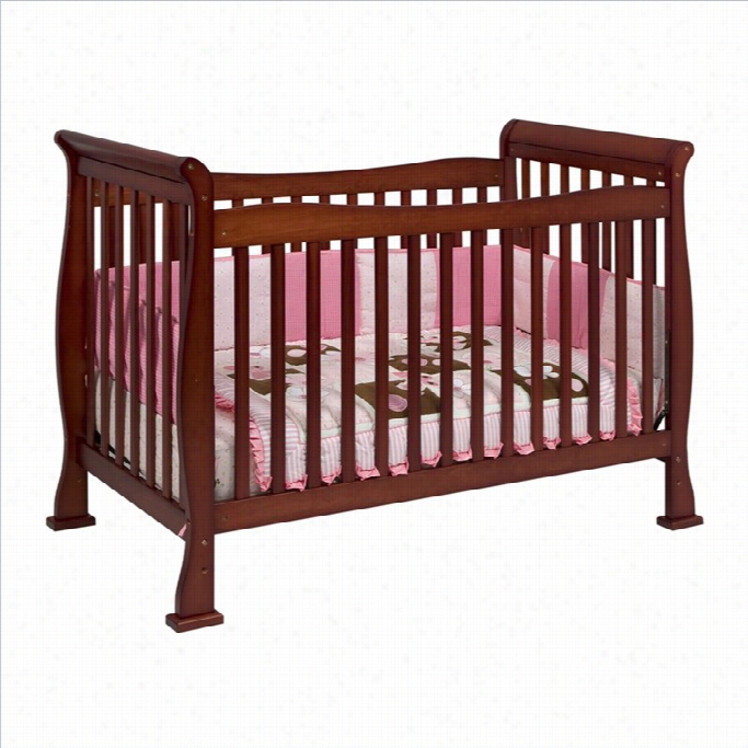 Davinci Reagann 4-in-1 Convertible Wood Crib Ith Toddler Rail In Cherry