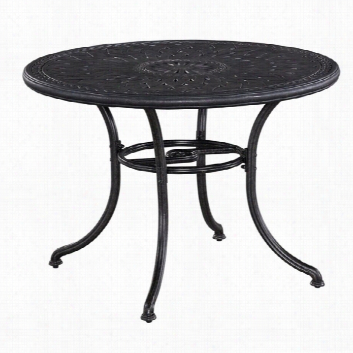 Homsety Les Athens 442 Round Dining Table In Charcoal